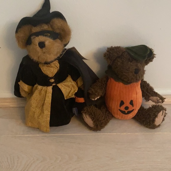 Boyds Bears Other - Boyds Bears 🐻 Bear in witch and pumpkin 🎃 costume
